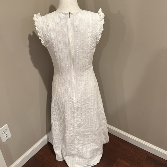 Drapper James jacquard midi Circle Love sleeveless cotton dress - Picture 6 of 10